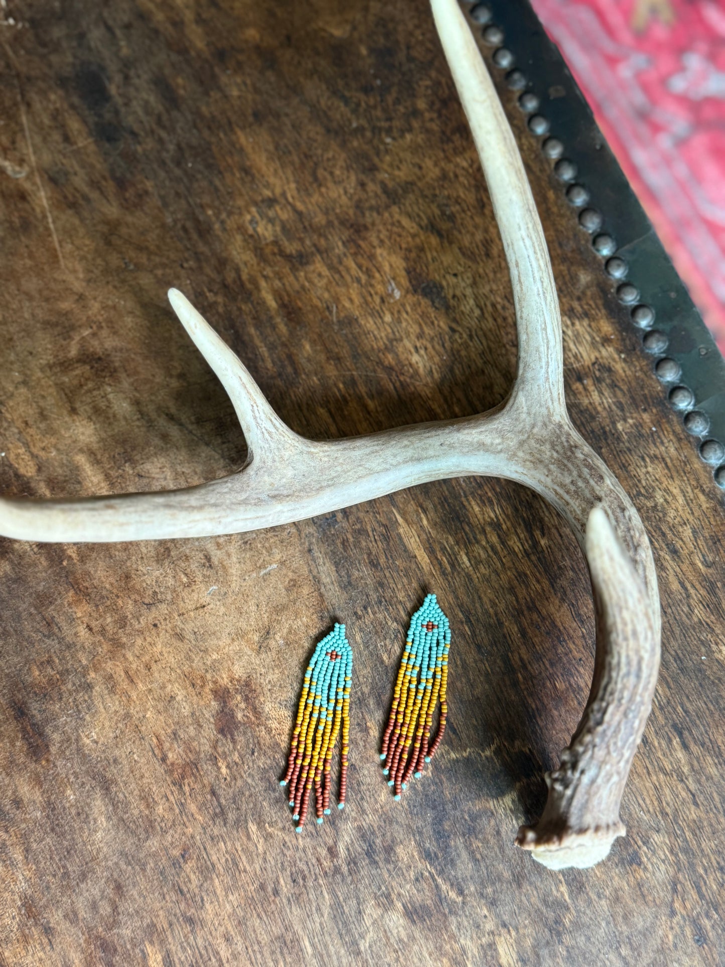 Mesa mini western cross earring