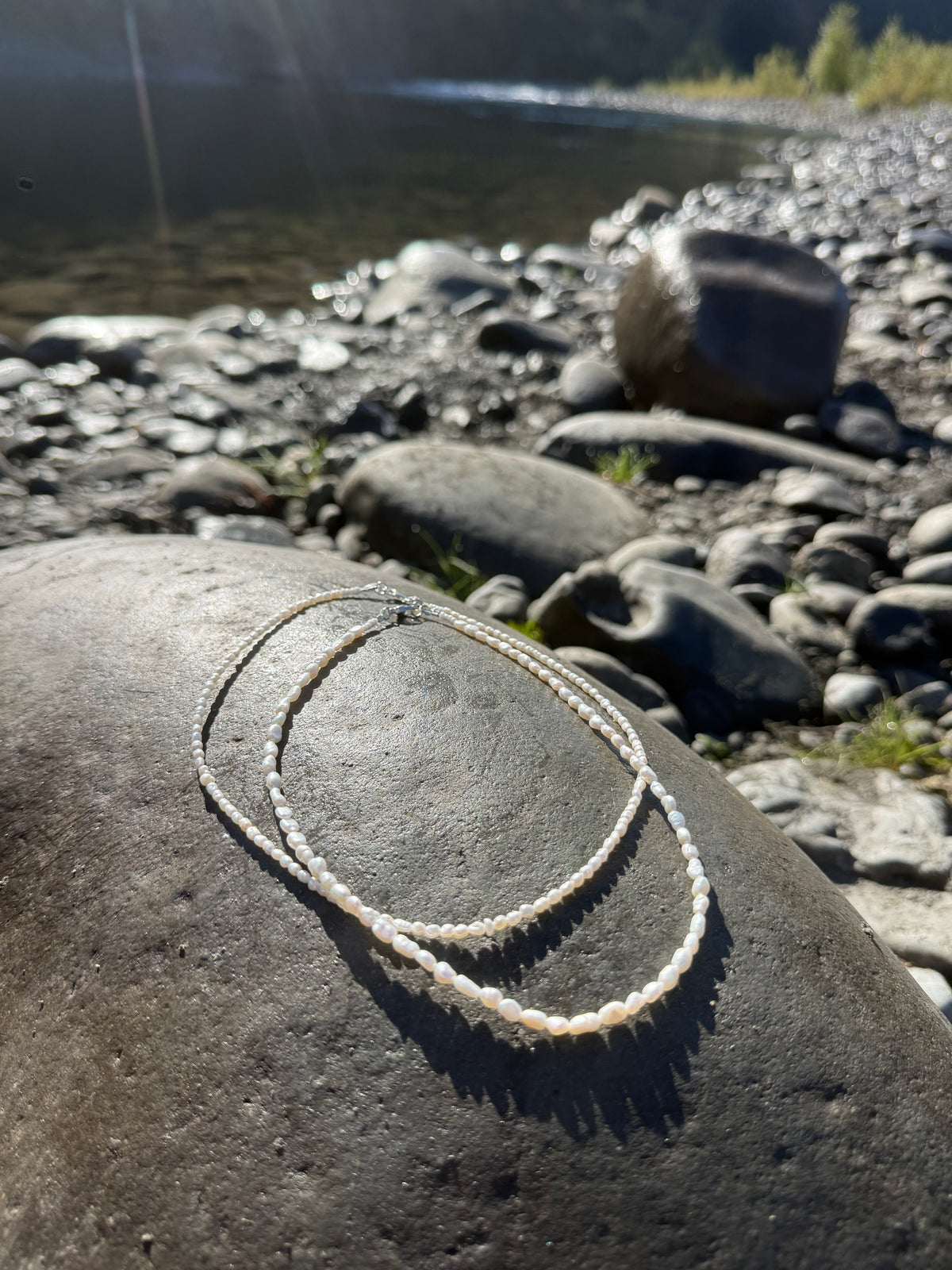Freshwater pearl choker (med pearl size)