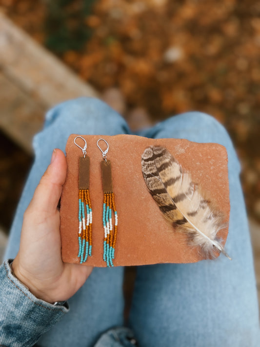 Leather and fringe 1