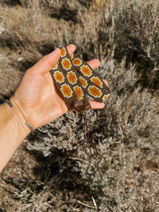 Western cross hat band